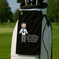 Be Like Pete Buttigieg Funny Golf Towel thumb 2