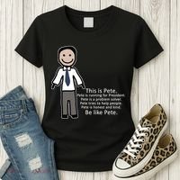 Be Like Pete Buttigieg Funny Women's T-Shirt thumb 3
