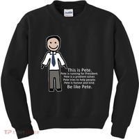 Be Like Pete Buttigieg Funny Kids Sweatshirt thumb 0
