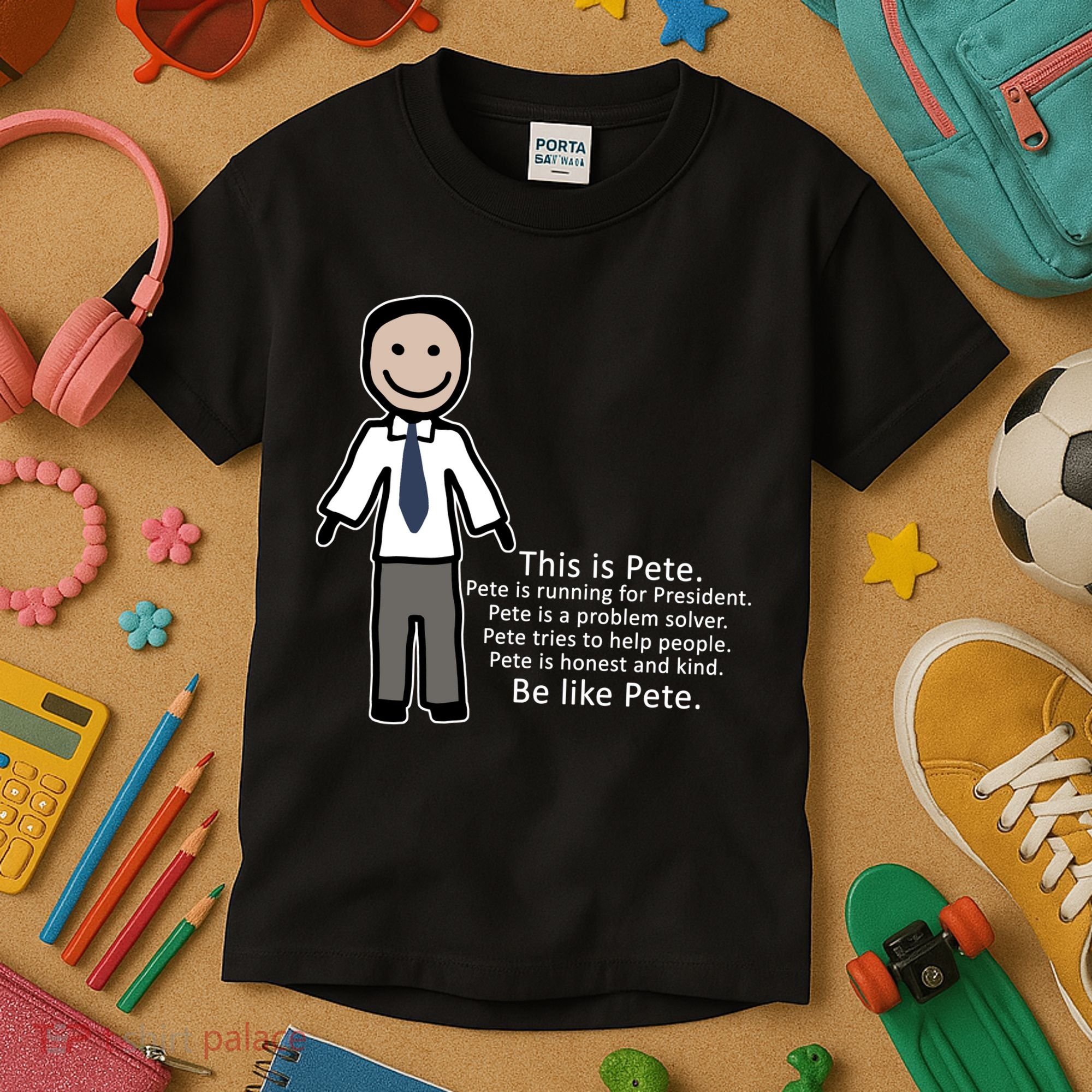 Be Like Pete Buttigieg Funny Kids T-Shirt
