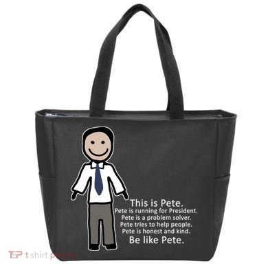 Be Like Pete Buttigieg Funny Tote Bag