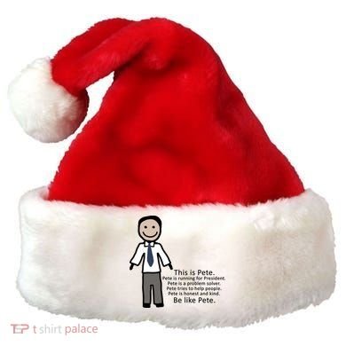 Be Like Pete Buttigieg Funny Santa Hat