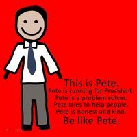 Be Like Pete Buttigieg Funny Santa Hat thumb 1