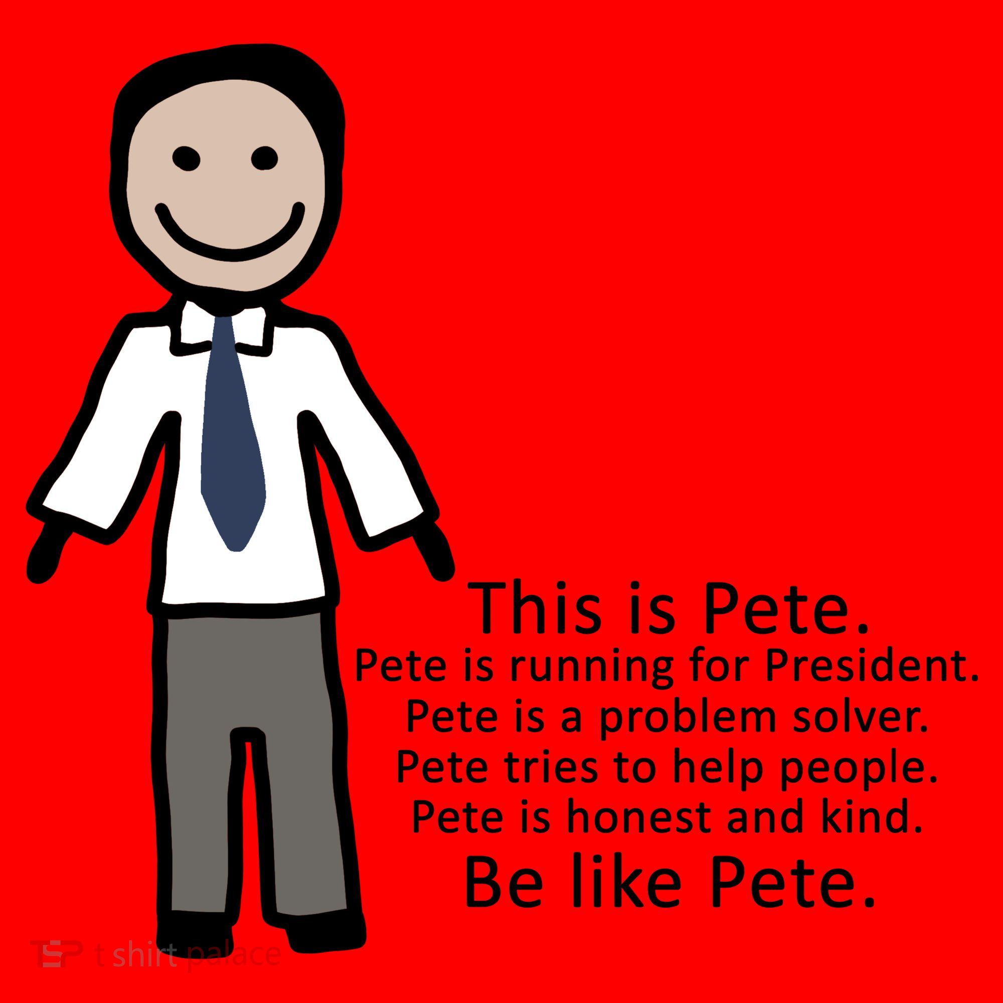 Be Like Pete Buttigieg Funny Santa Hat