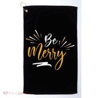 Be Merry Christmas  Golf Towel thumb 0