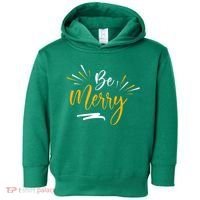 Be Merry Christmas  Toddler Hoodie thumb 0