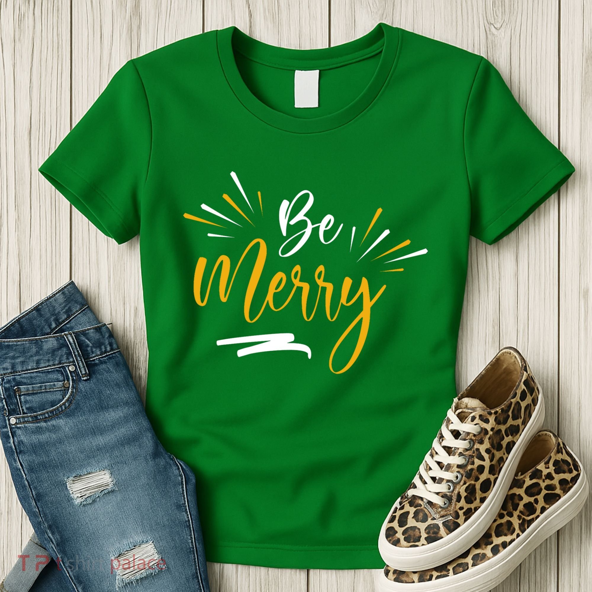 Be Merry Christmas  Women's T-Shirt