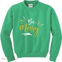 Be Merry Christmas  Kids Sweatshirt thumb 0