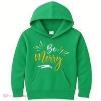 Be Merry Christmas  Kids Hoodie thumb 0