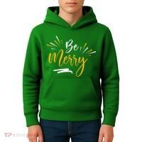 Be Merry Christmas  Kids Hoodie thumb 4