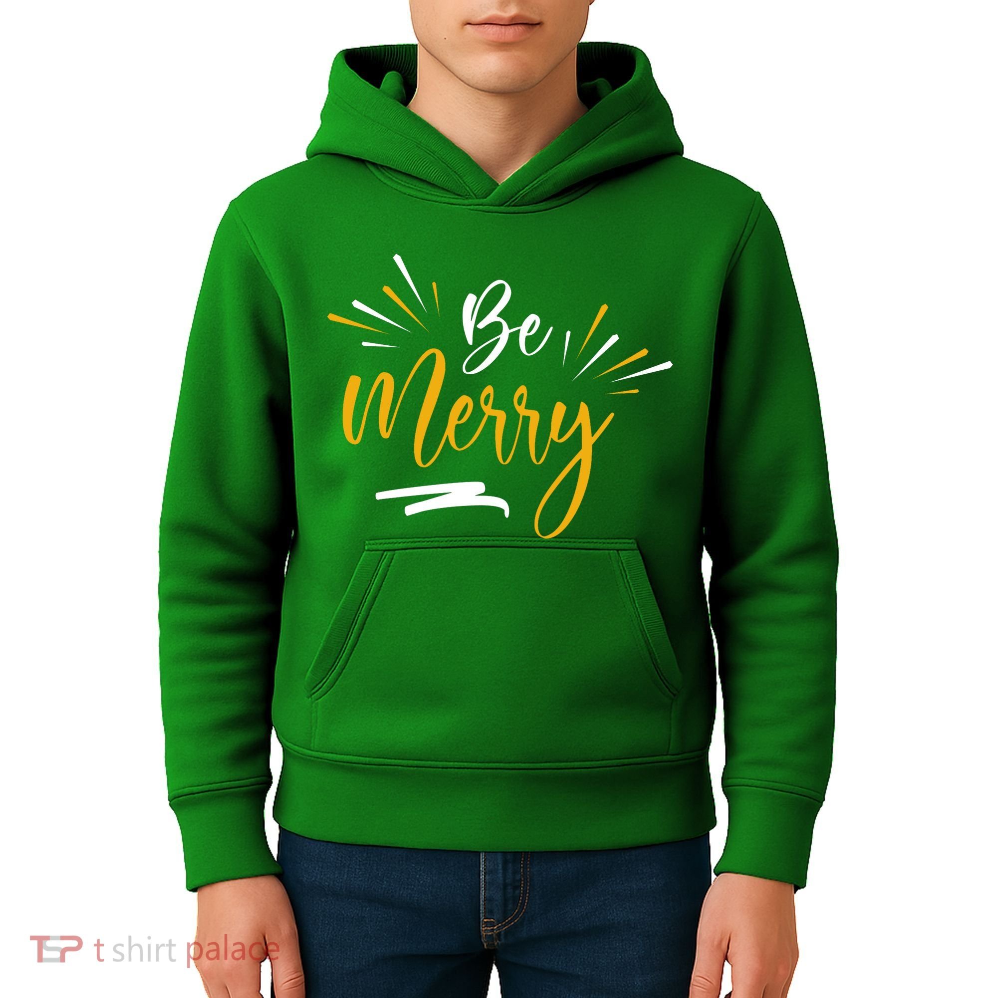 Be Merry Christmas  Kids Hoodie