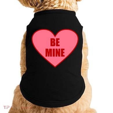 Be Mine Valentine's Day Heart Love Design Doggie Tank