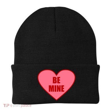 Be Mine Valentine's Day Heart Love Design Beanie