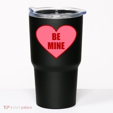 Be Mine Valentine's Day Heart Love Design Tumbler