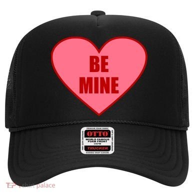 Be Mine Valentine's Day Heart Love Design Hat