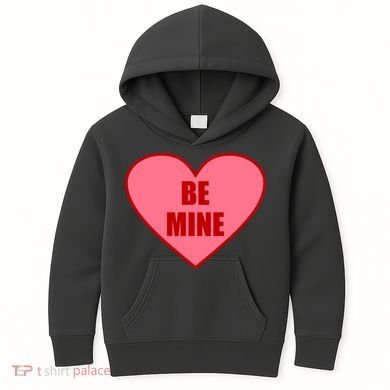 Be Mine Valentine's Day Heart Love Design Kids Hoodie