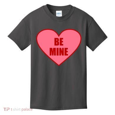 Be Mine Valentine's Day Heart Love Design Kids T-Shirt