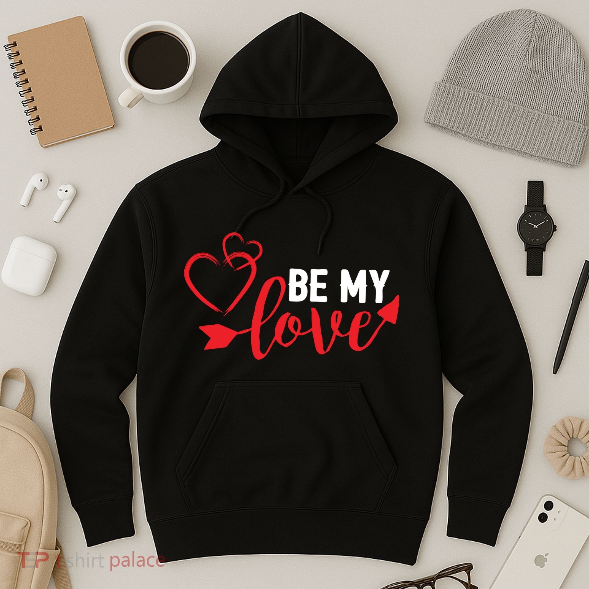 Be My Love Arrow Heart Hoodie