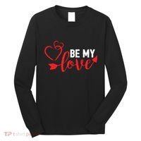 Be My Love Arrow Heart Long Sleeve Shirt thumb 0