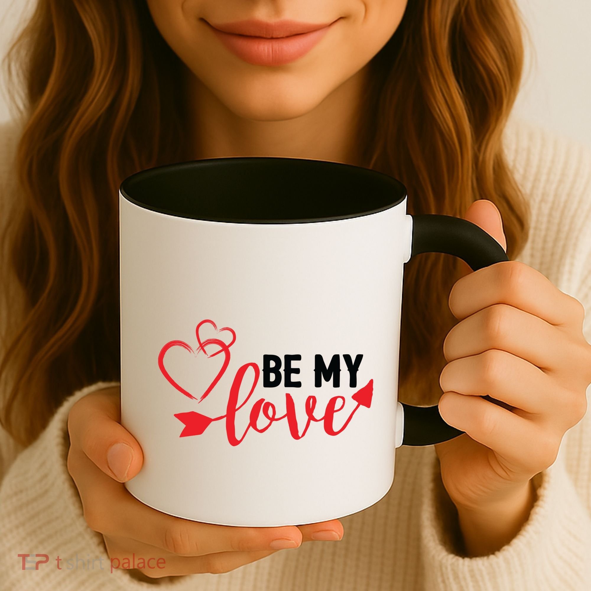 Be My Love Arrow Heart Coffee Mug