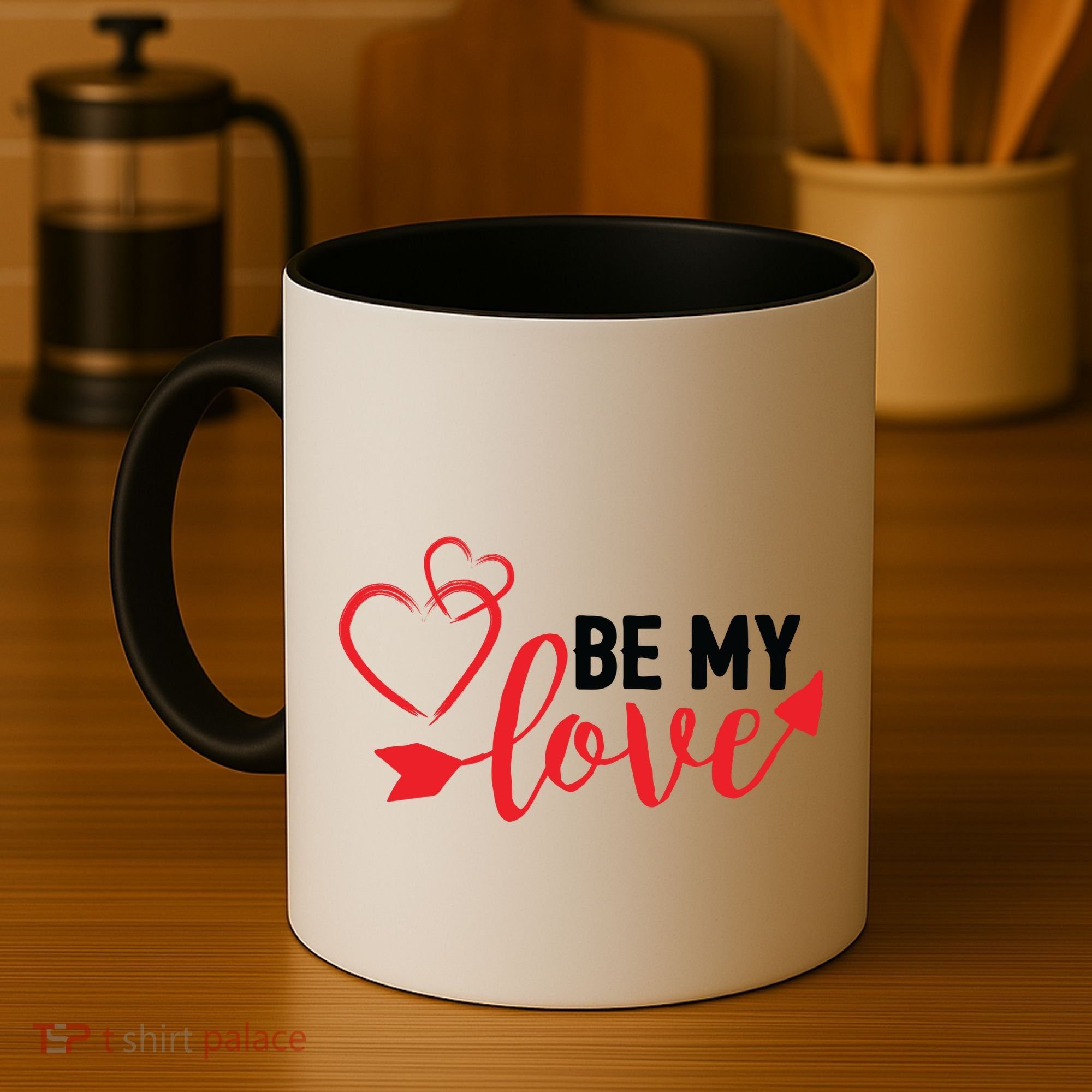 Be My Love Arrow Heart Coffee Mug