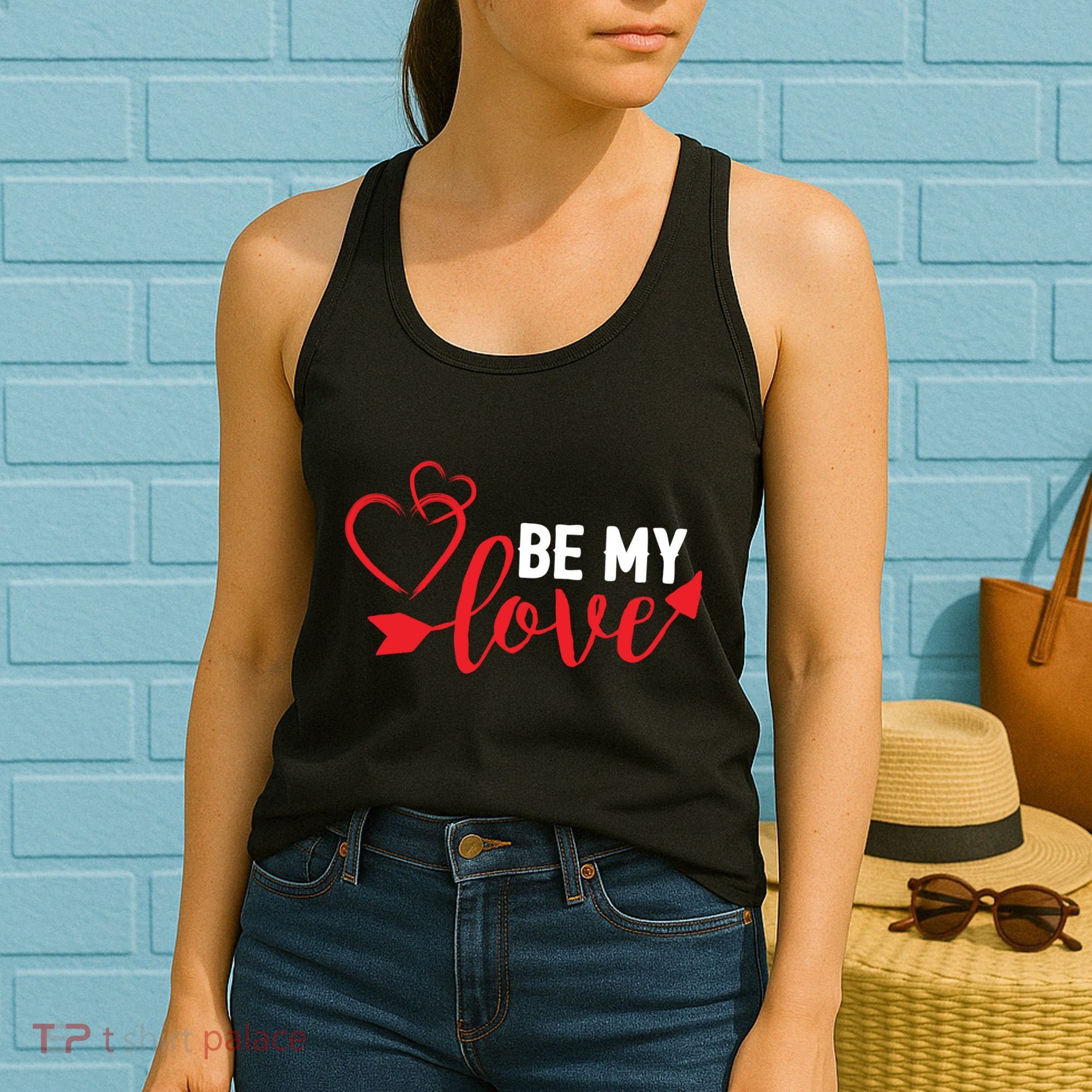 Be My Love Arrow Heart Women's Tank Top