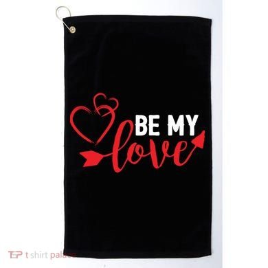 Be My Love Arrow Heart Golf Towel