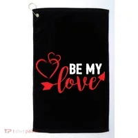 Be My Love Arrow Heart Golf Towel thumb 0