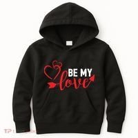 Be My Love Arrow Heart Kids Hoodie thumb 0