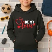 Be My Love Arrow Heart Kids Hoodie thumb 2