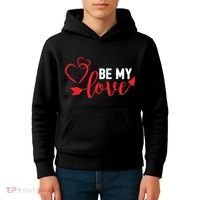 Be My Love Arrow Heart Kids Hoodie thumb 4