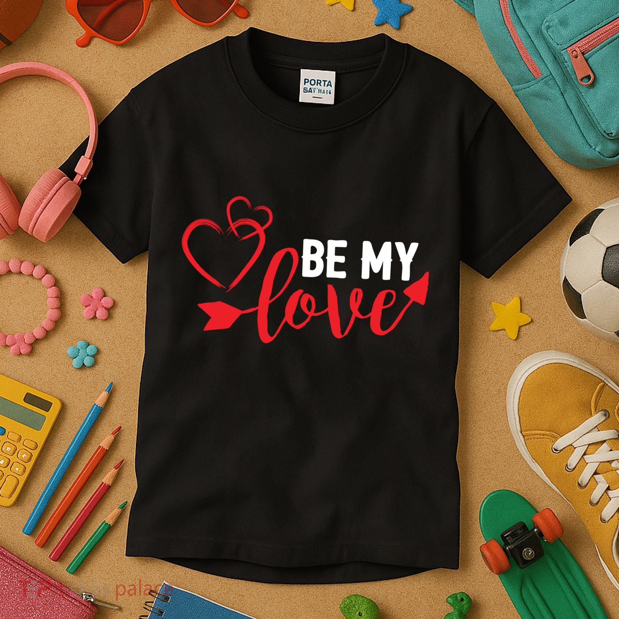 Be My Love Arrow Heart Kids T-Shirt