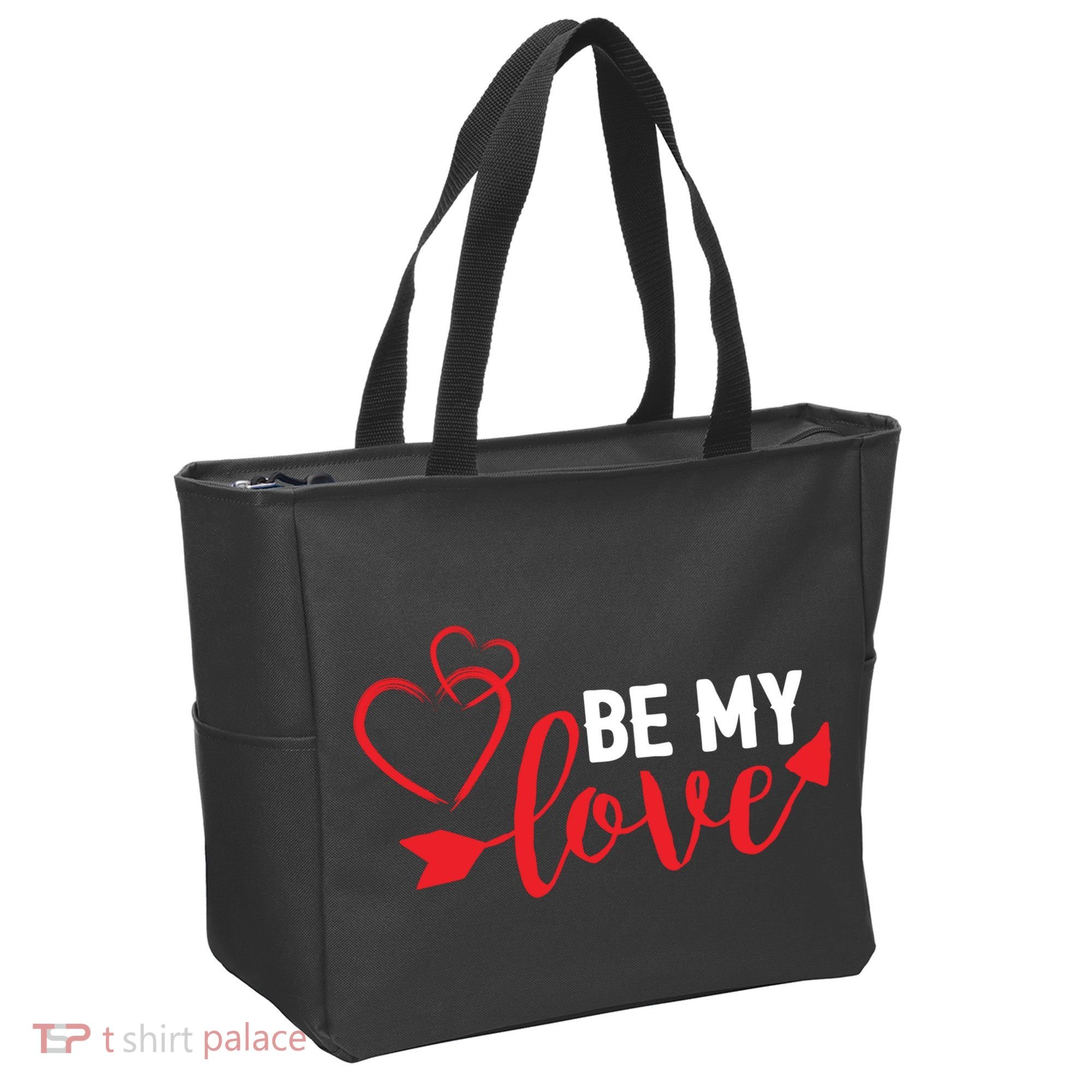 Be My Love Arrow Heart Tote Bag