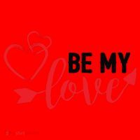 Be My Love Arrow Heart Santa Hat thumb 1