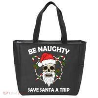 Be Naughty Save Santa A Trip Tote Bag thumb 0