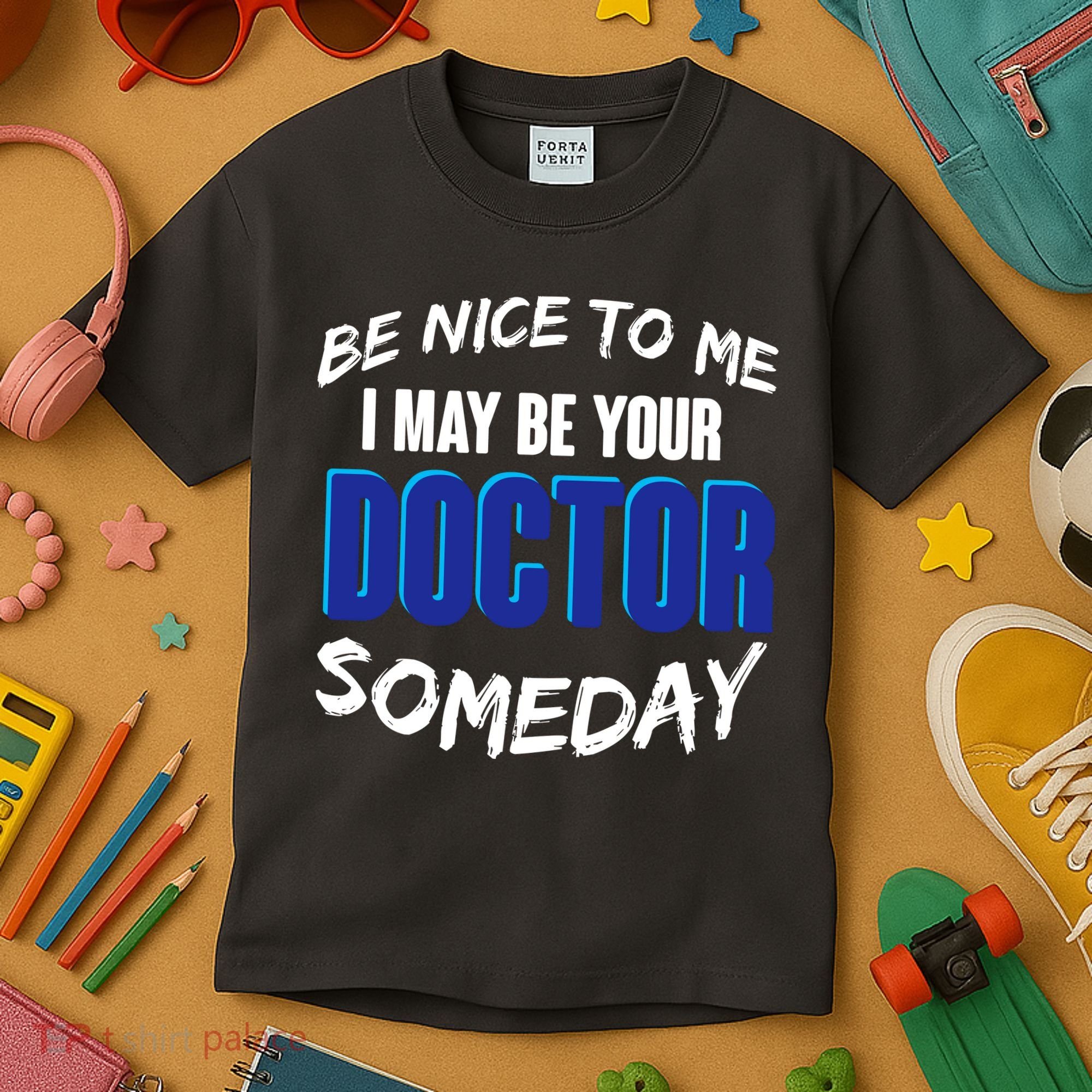 Be Nice To Me I May Be Your Doctor Someday Kids T-Shirt