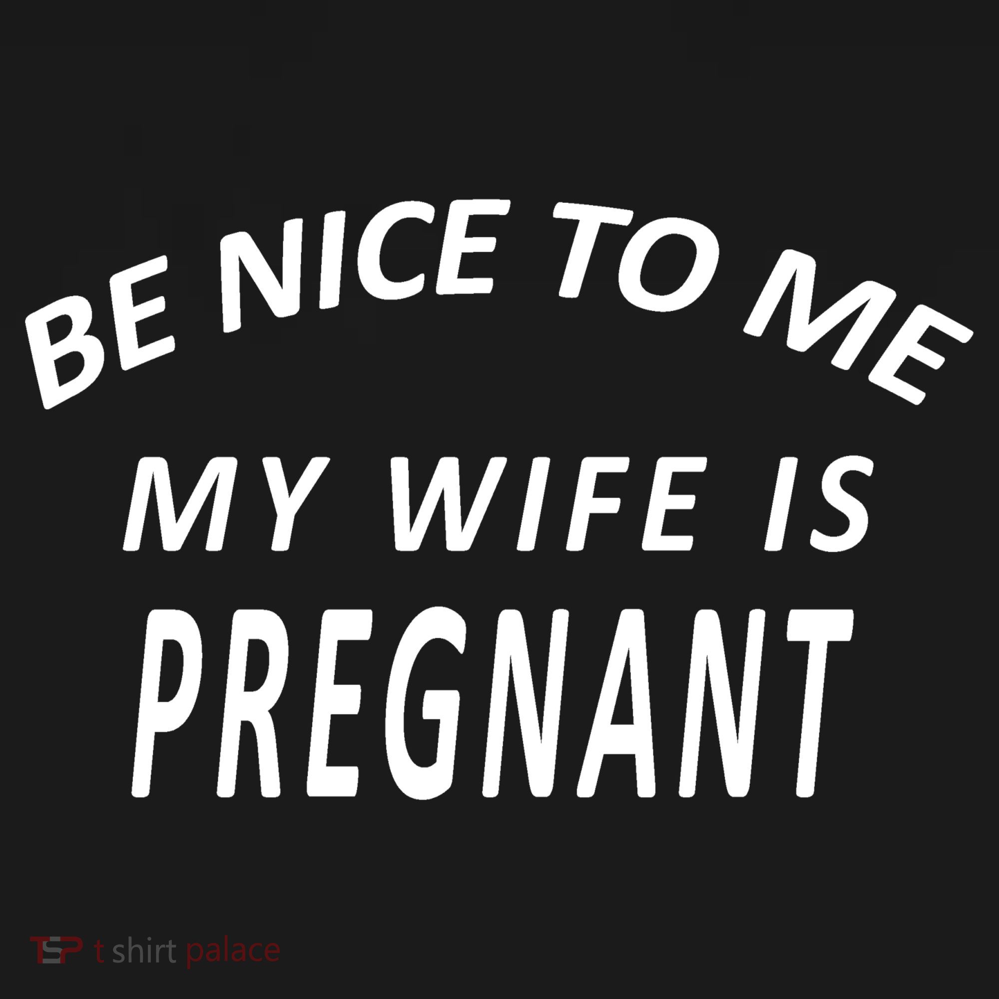Be Nice To Me My Wife Is Pregnant Funny Husband Long Sleeve Shirt