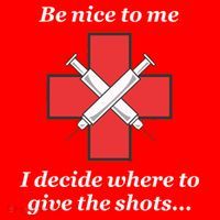 Be Nice To Me Nurse I Decide Where The Shots Go Funny T-Shirt thumb 7