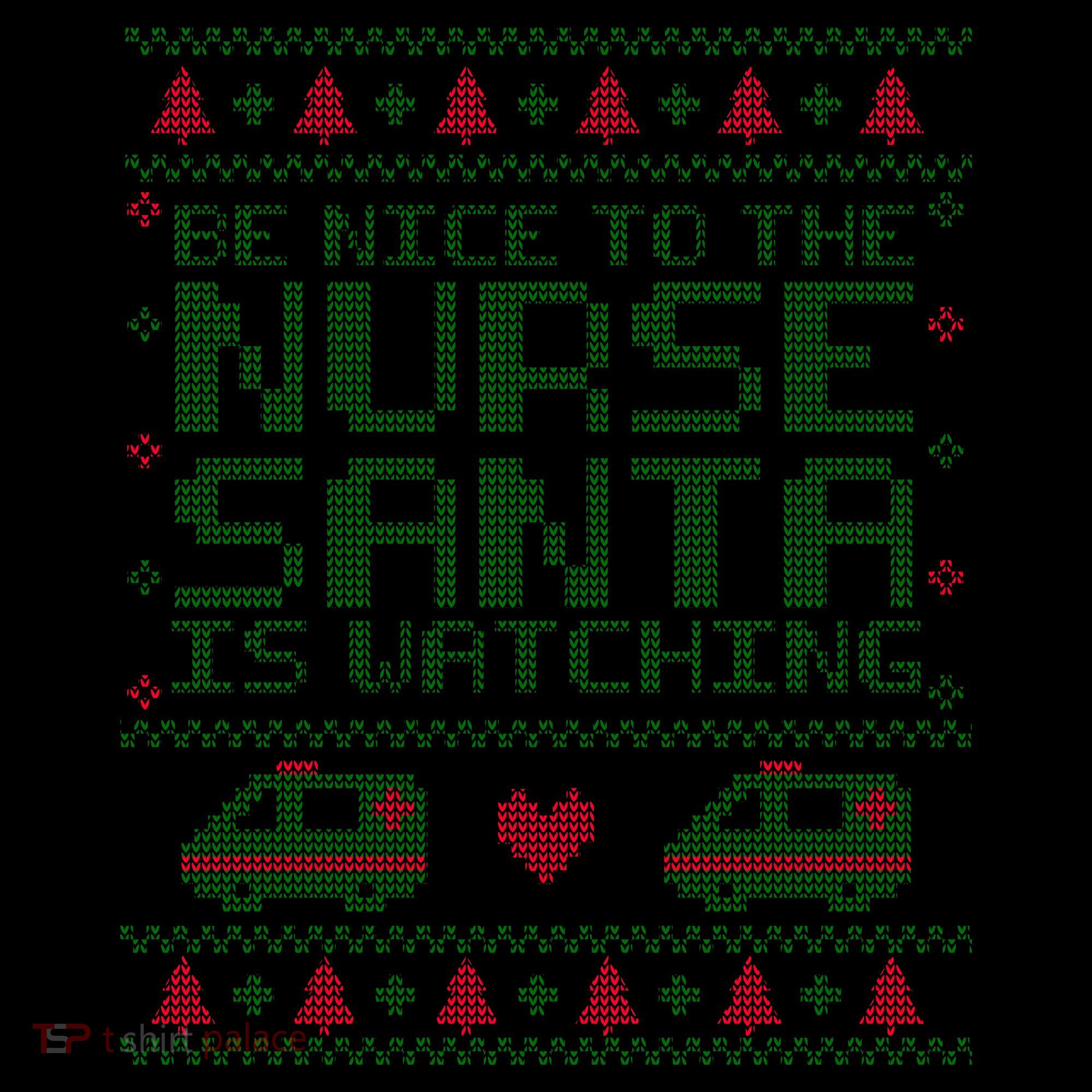 Be Nice To The Nurse Santa Is Watching Coffee Mug