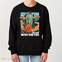 Be One With The 4th BBQ Parody Women's Sweatshirt thumb 0