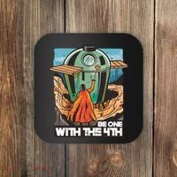 Be One With The 4th BBQ Parody Coaster thumb 0