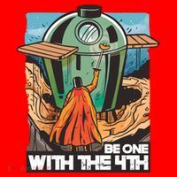 Be One With The 4th BBQ Parody Santa Hat thumb 1
