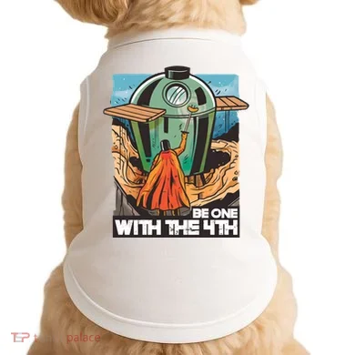 Be One With The 4th BBQ Parody Doggie Tank