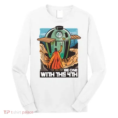 Be One With The 4th BBQ Parody Long Sleeve Shirt