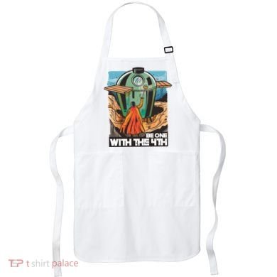 Be One With The 4th BBQ Parody Apron
