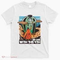 Be One With The 4th BBQ Parody T-Shirt thumb 0