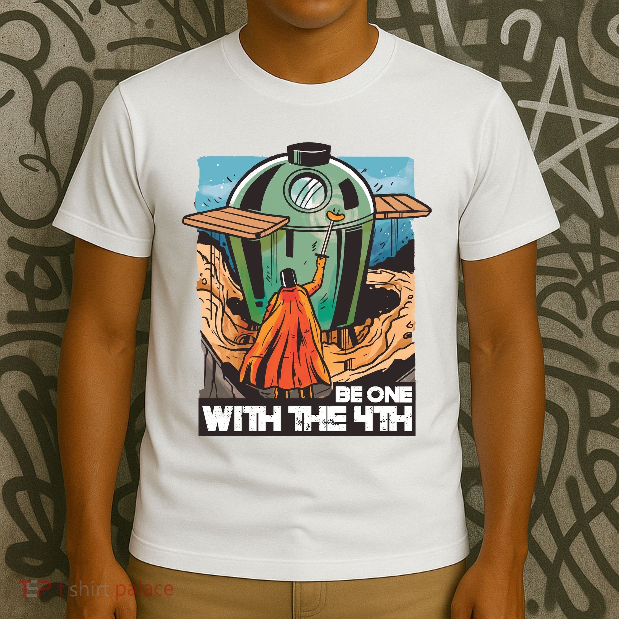 Be One With The 4th BBQ Parody T-Shirt