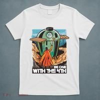 Be One With The 4th BBQ Parody T-Shirt thumb 5