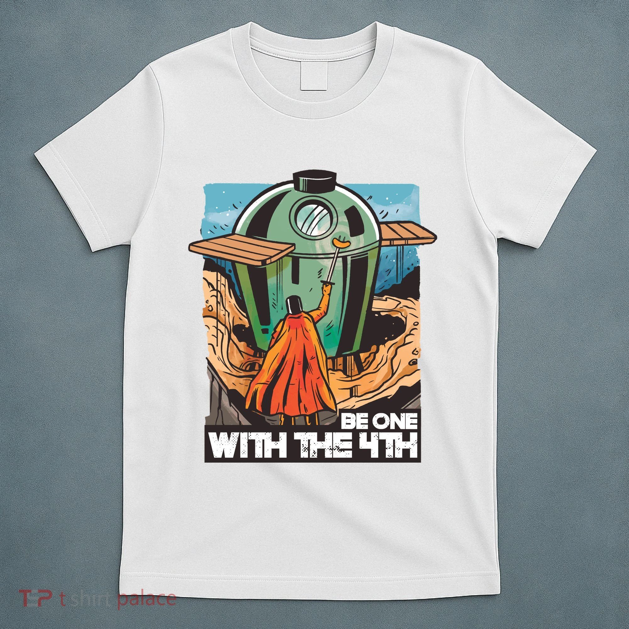 Be One With The 4th BBQ Parody T-Shirt
