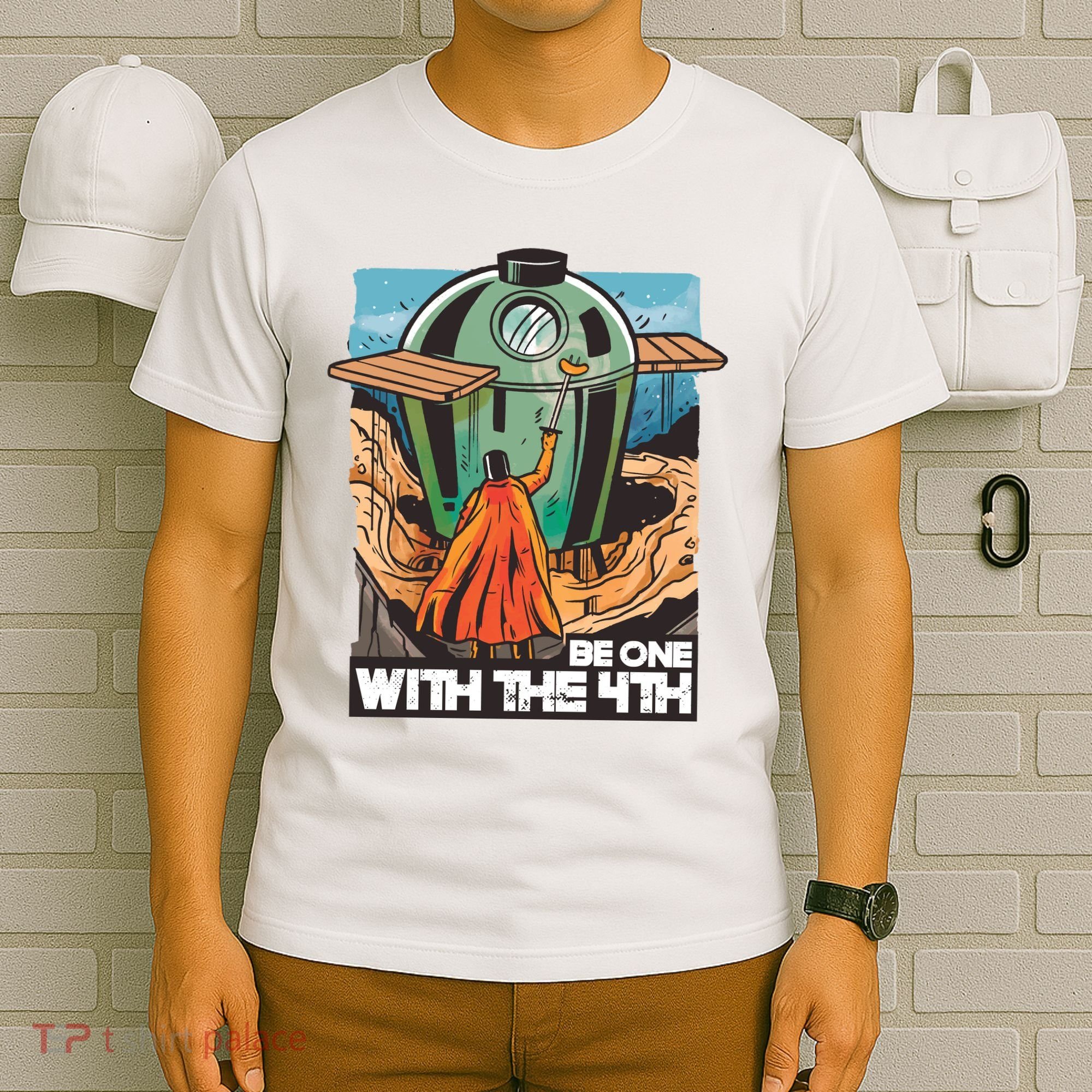 Be One With The 4th BBQ Parody T-Shirt
